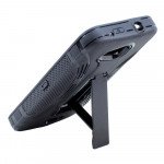 Wholesale Kyocera Hydro Wave C6740 Armor Hybrid Stand Case (Black)